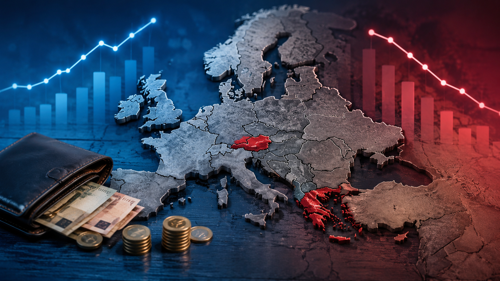 Los ingresos de los hogares pierden impulso en la OCDE mientras Grecia y Austria registran fuertes caídas